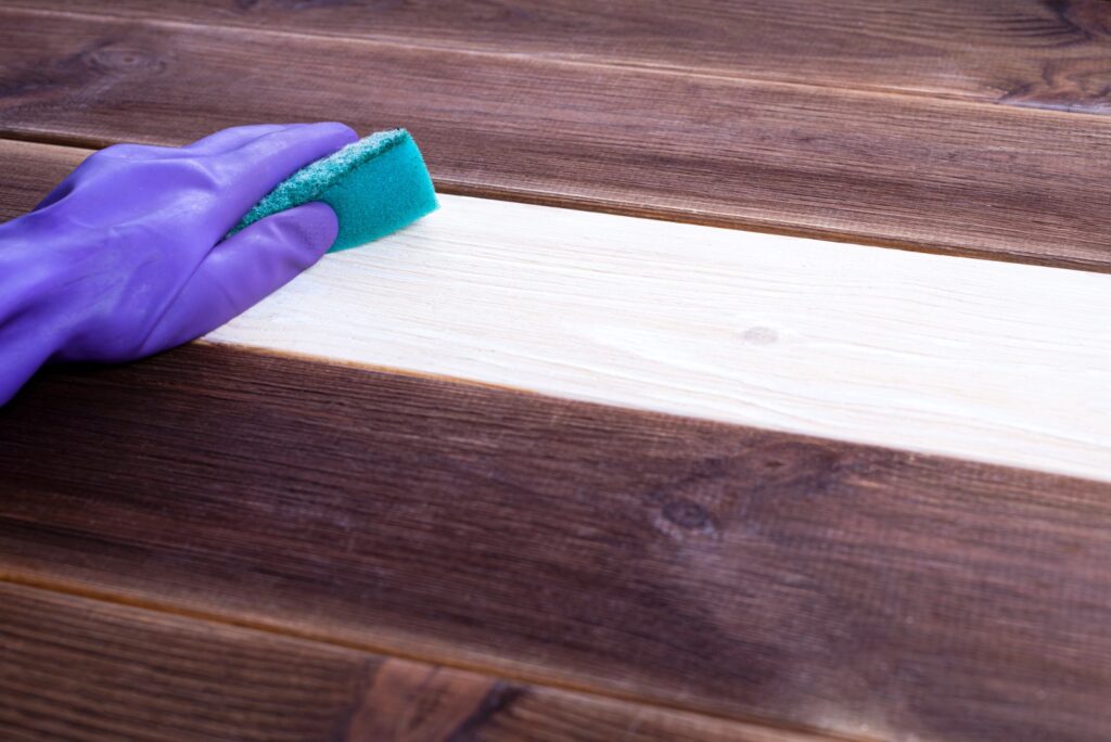 wooden panel cleaning