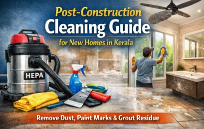 Cleaning Guide for Newly Constructed Homes in Kerala – Step-by-Step Move-In Cleaning