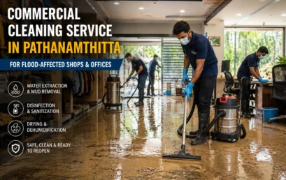 Commercial Cleaning Service in Pathanamthitta for Flood-Affected Shops & Offices